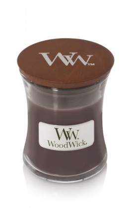 WoodWick Sueded & sandalwood kis illatgyertya